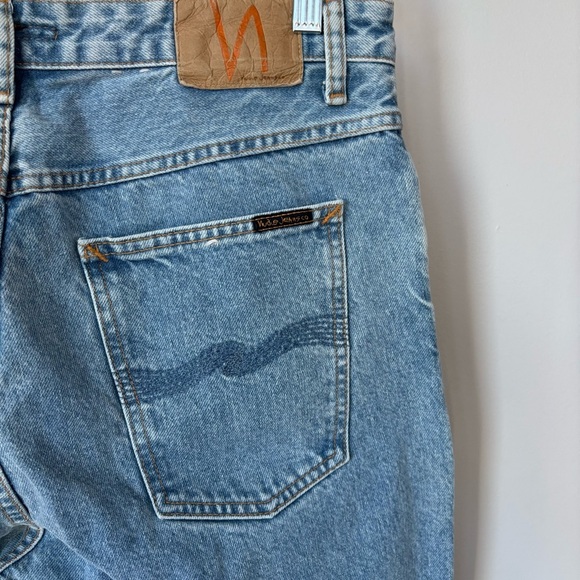 Nudie Jeans Breezy Britt Favorite Blues Size 34x32 - Picture 4 of 8
